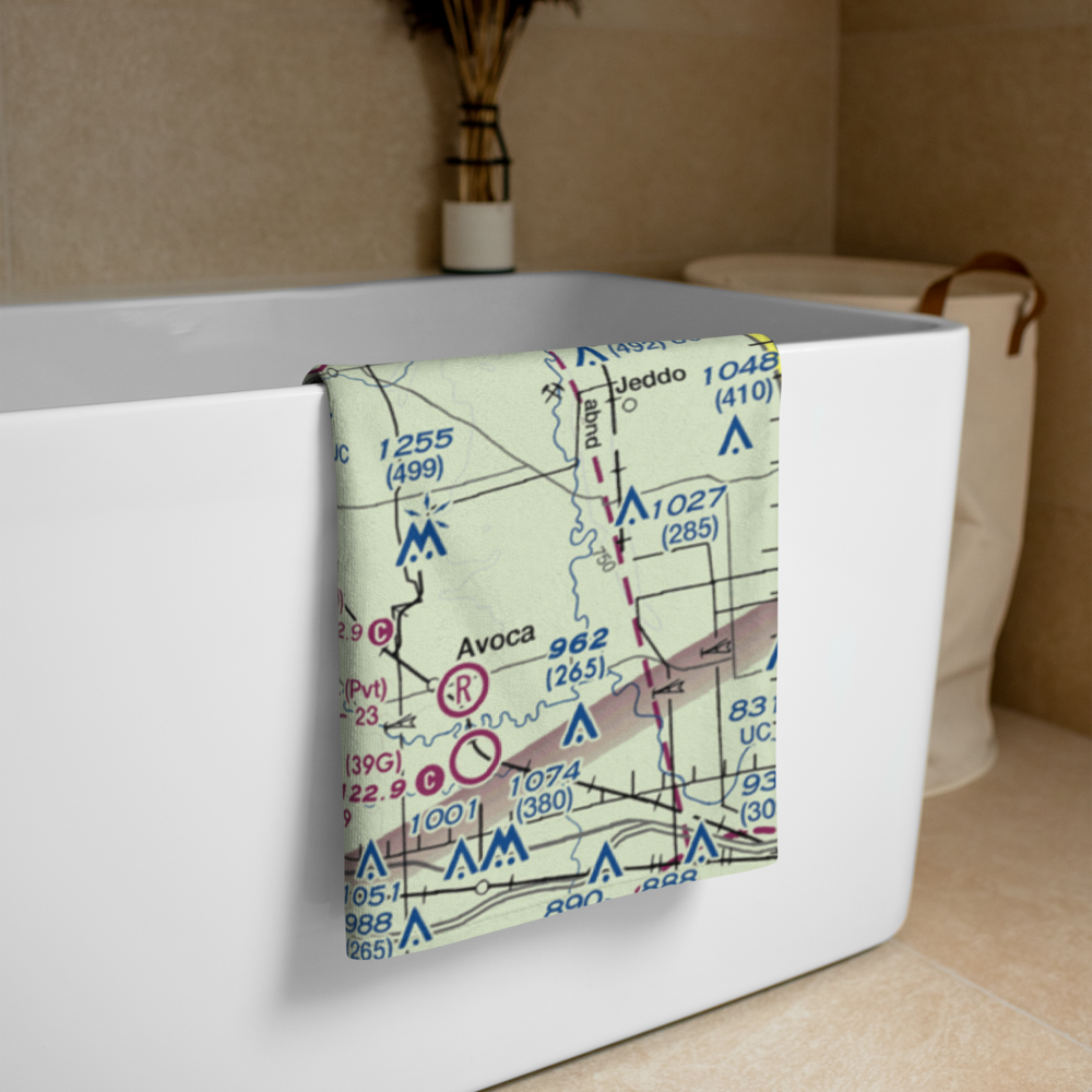 Gavagan Field (48G) VFR Sectional Towel 