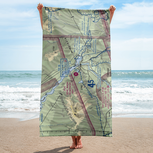 Gene Wash Reservoir Airport (5CL7) VFR Sectional Towel