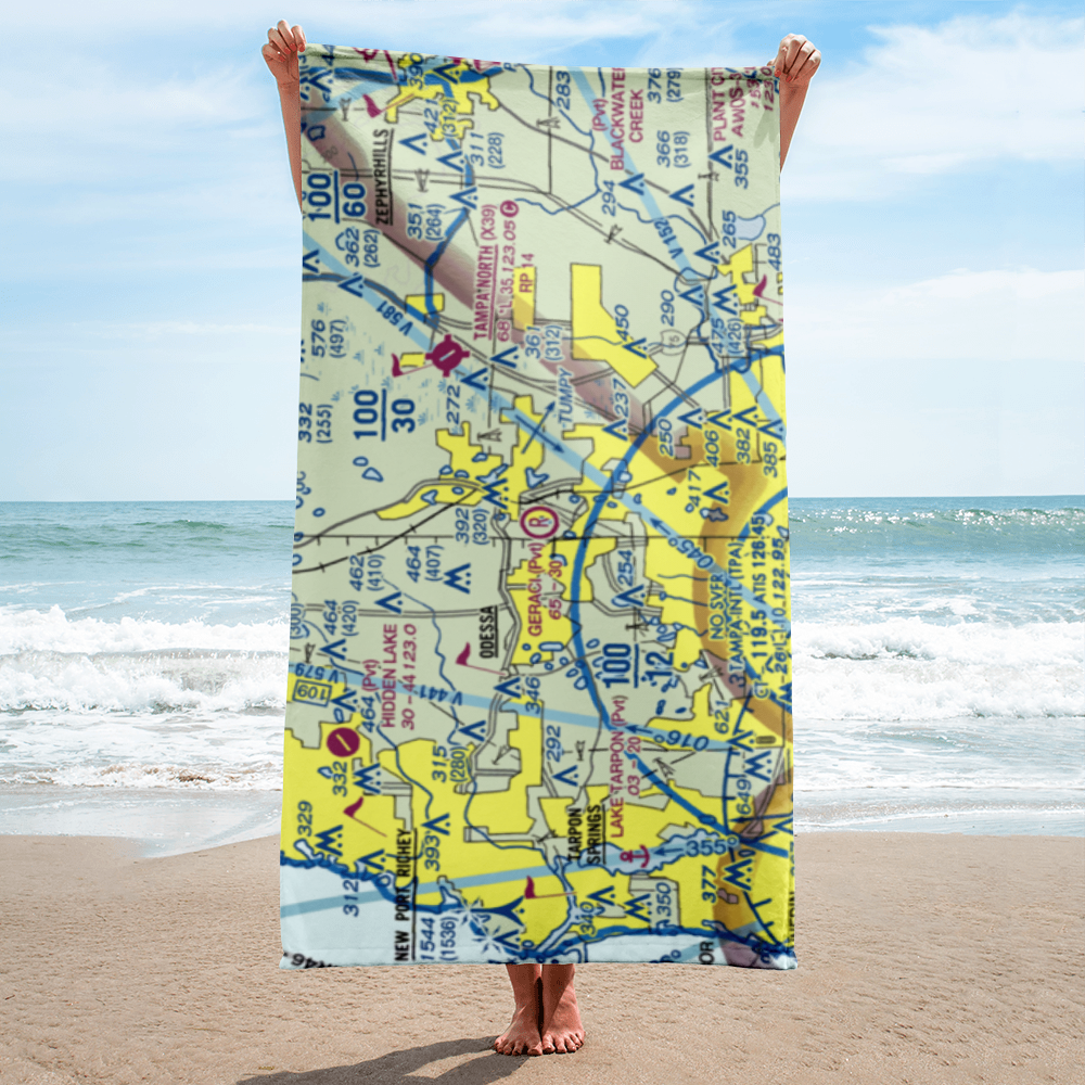 Geraci Airpark (FL35) VFR Sectional Towel 