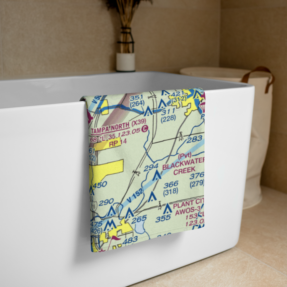 Geraci Airpark (FL35) VFR Sectional Towel 