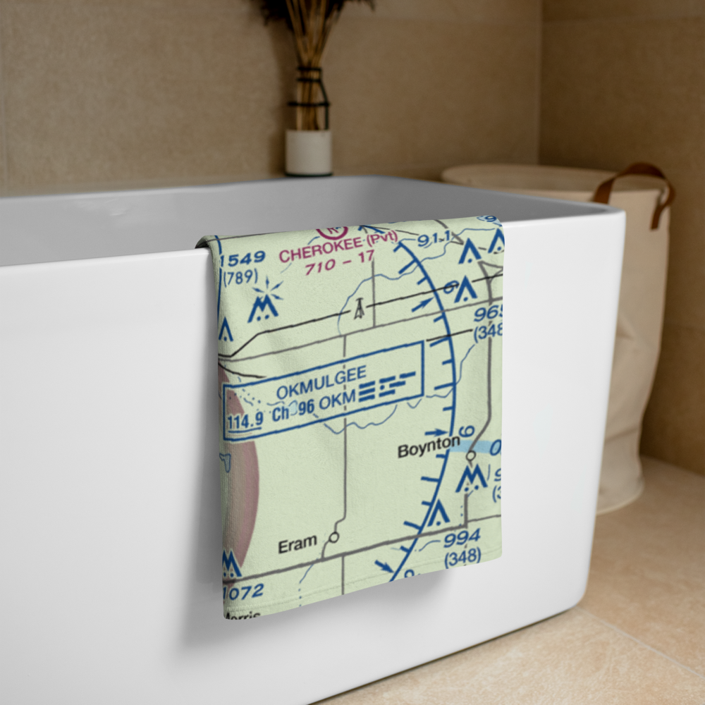 Gerhart Airport (19OK) VFR Sectional Towel 
