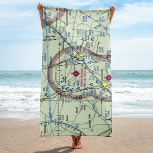 Gibson County Airport (TGC) VFR Sectional Towel