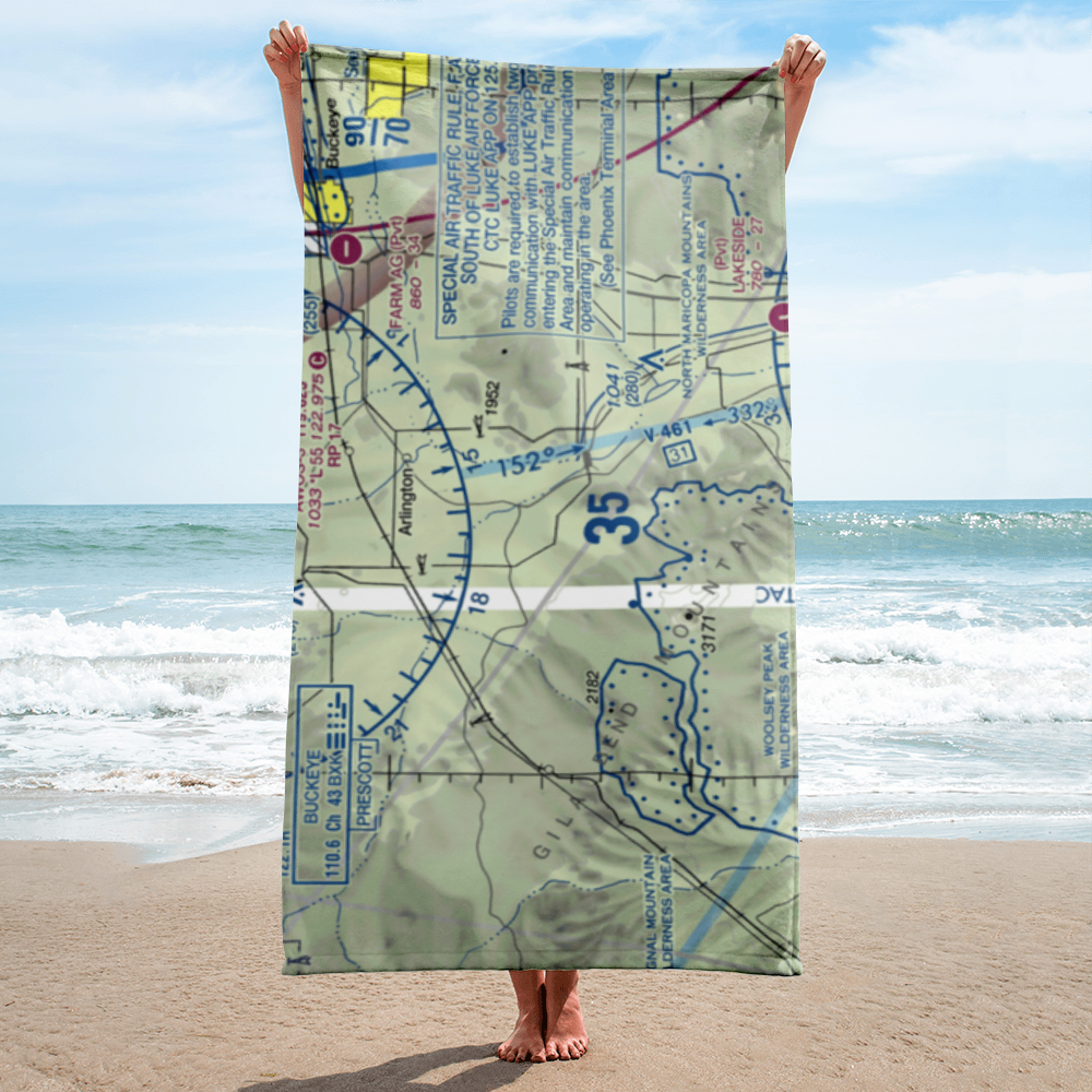 Gila Compressor Station Airport (30AZ) VFR Sectional Towel 