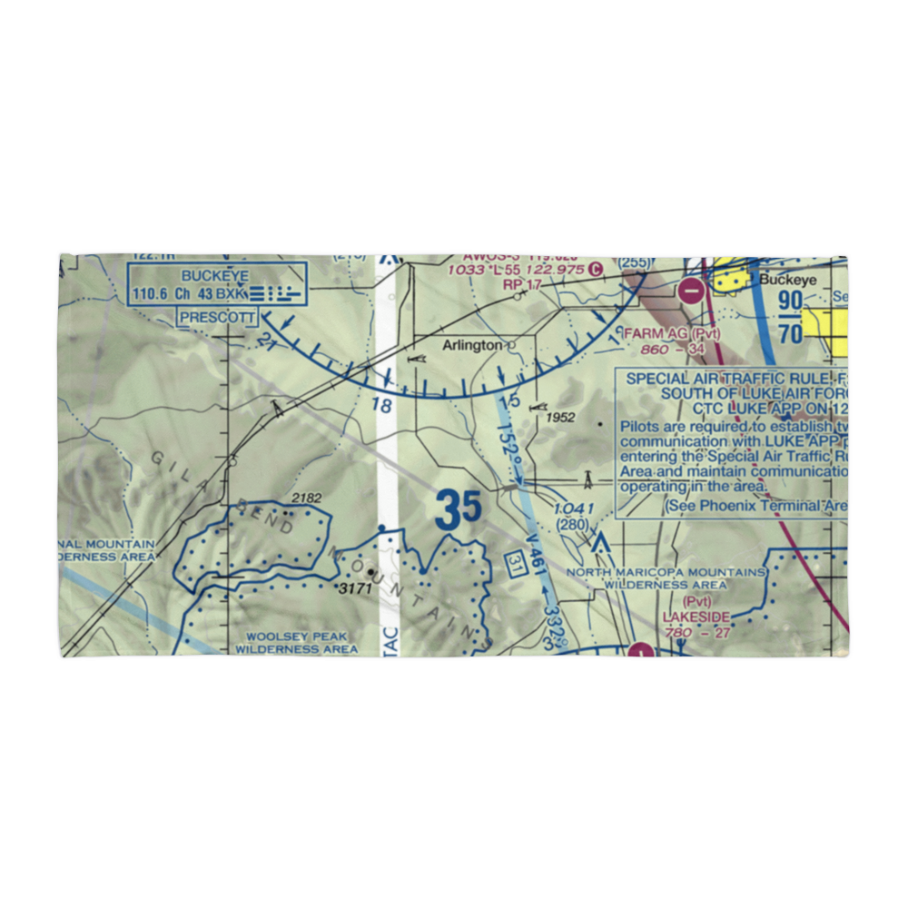 Gila Compressor Station Airport (30AZ) VFR Sectional Towel 