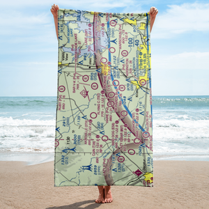 Glass Airport (TS74) VFR Sectional Towel