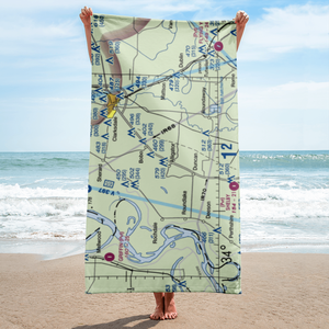 Glidwell Flying Service Airport (MS09) VFR Sectional Towel