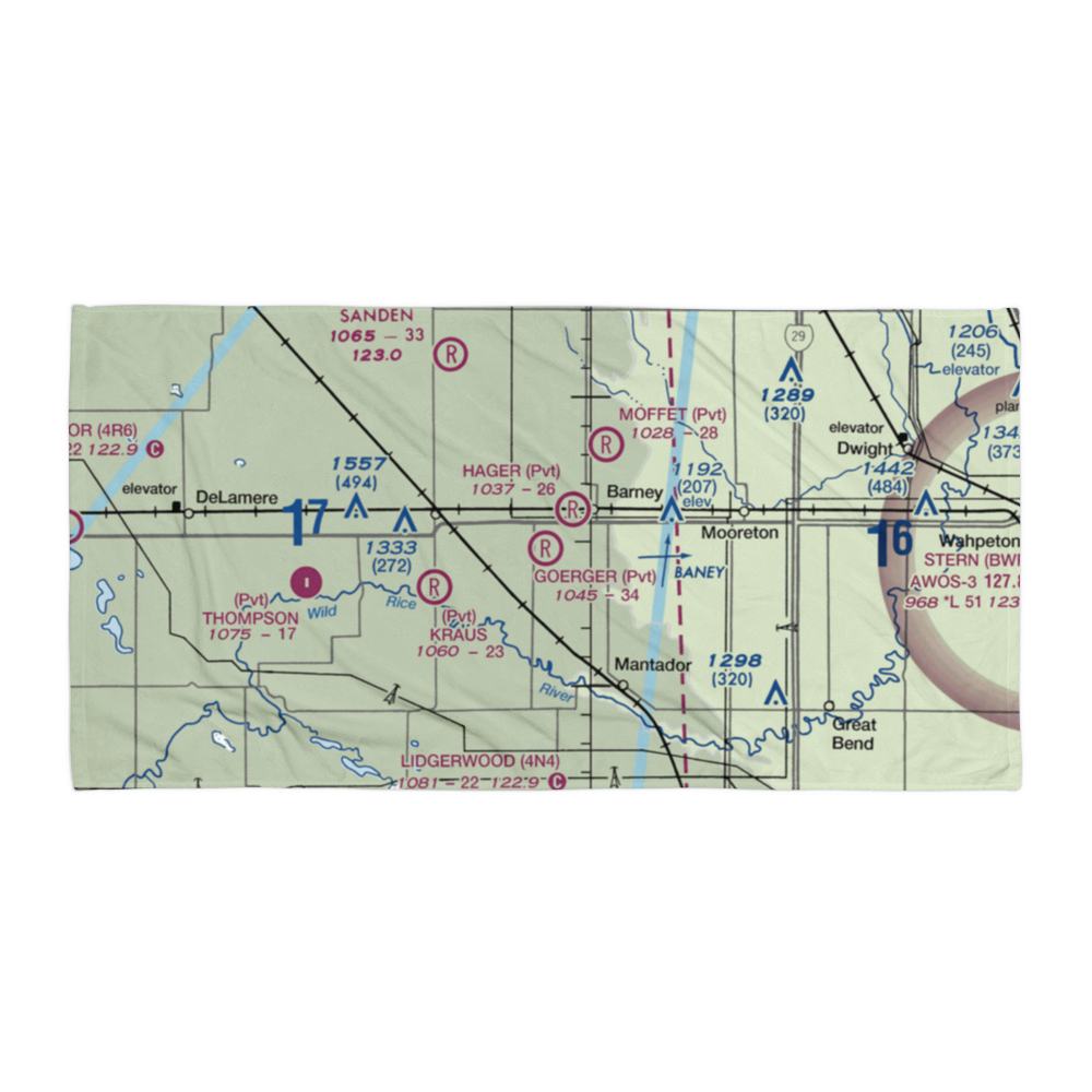 Goerger Airport (0NA1) VFR Sectional Towel 