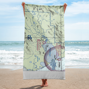 Goodnews Airport (GNU) VFR Sectional Towel