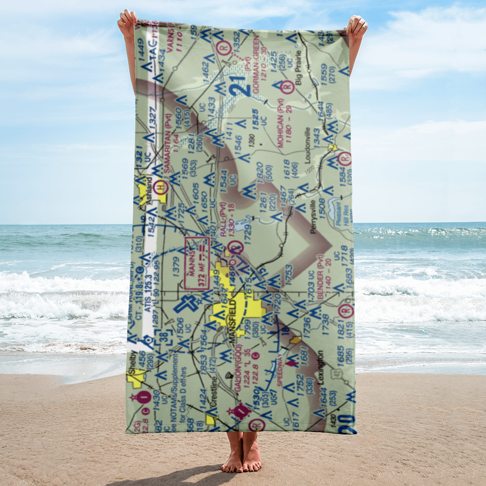 Gorman Airport (OI60) VFR Sectional Towel 