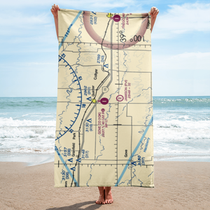 Gove County Airport (1QK) VFR Sectional Towel