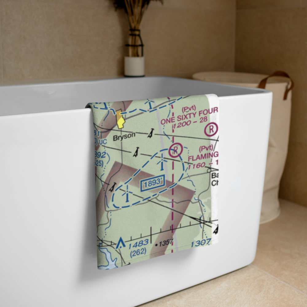 Graham Municipal Airport (RPH) VFR Sectional Towel 