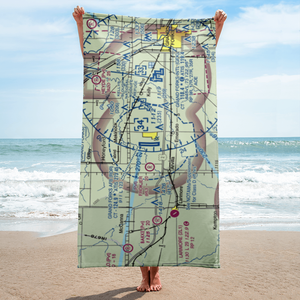 Grand Forks Air Force Base (RDR) VFR Sectional Towel