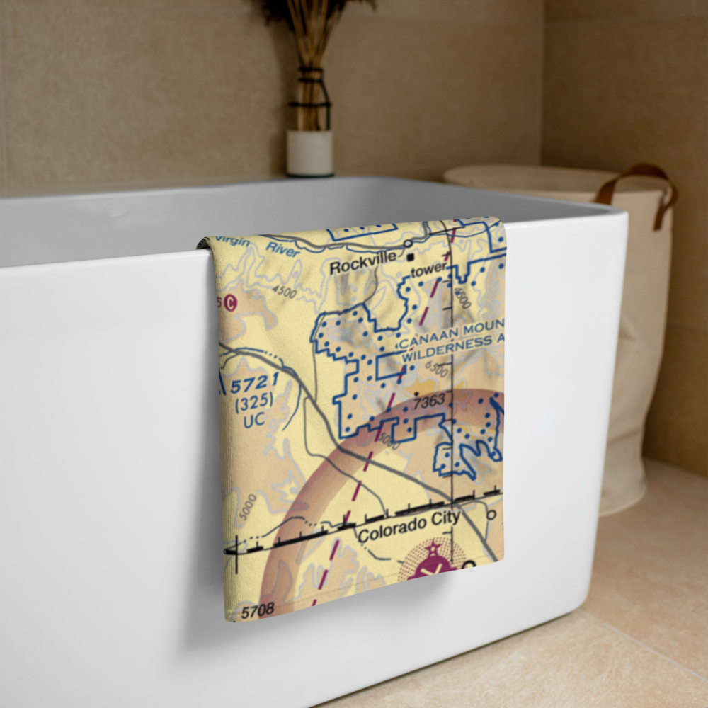 Grassy Meadows/Sky Ranch Landowners Assn Airport (UT47) VFR Sectional Towel 