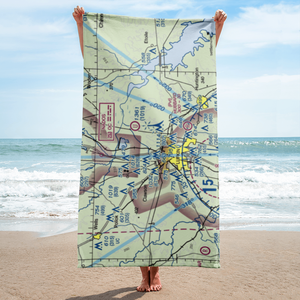 Gravco STOLport (2TA1) VFR Sectional Towel