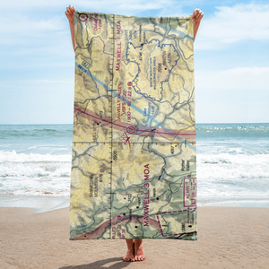 Gravelly Valley Airport (1Q5) VFR Sectional Towel