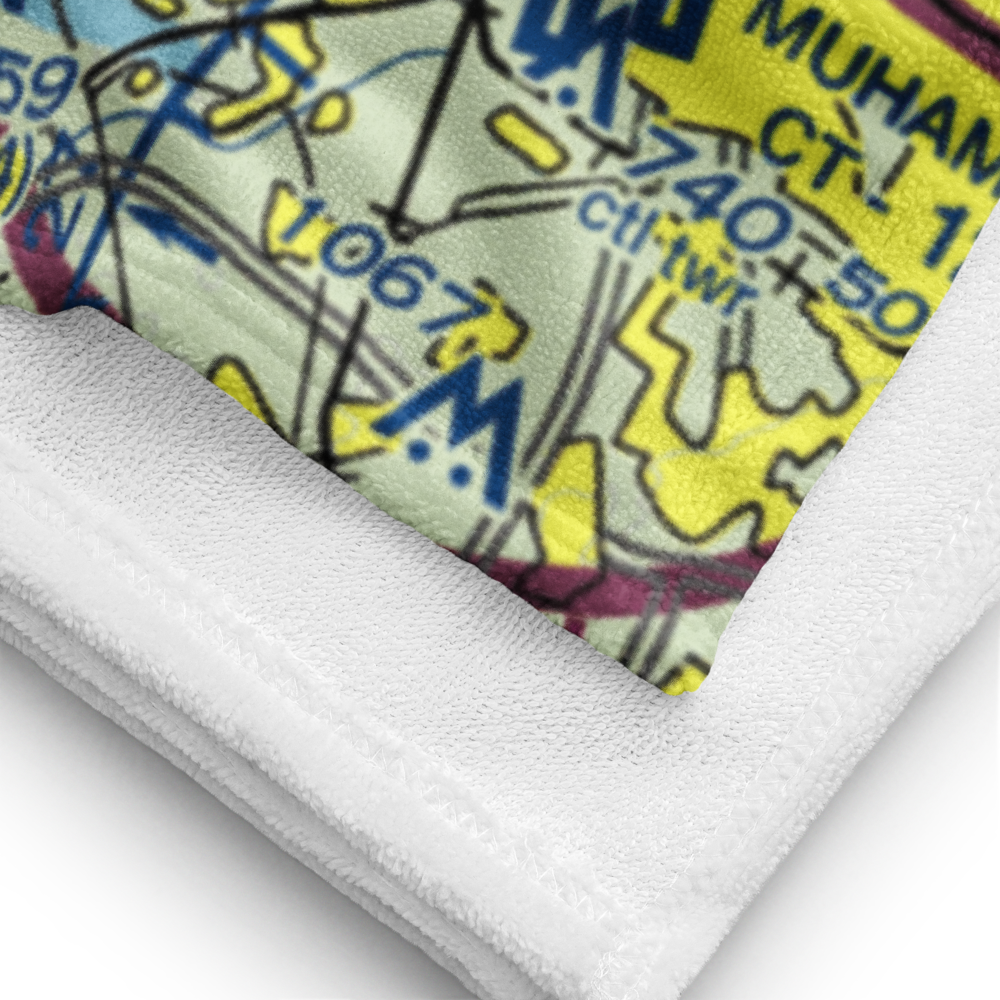 Greenridge RLA Restricted Landing Area (IN14) VFR Sectional Towel 