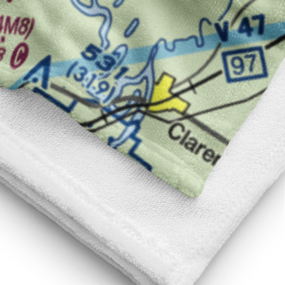 Greenwalt Company Airport (AR10) VFR Sectional Towel 