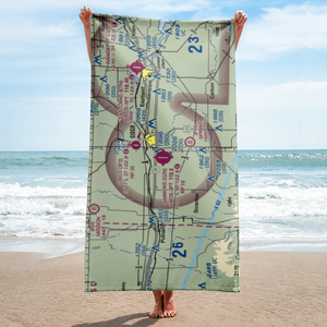 Gregory M. Simmons Memorial Airport (GZN) VFR Sectional Towel