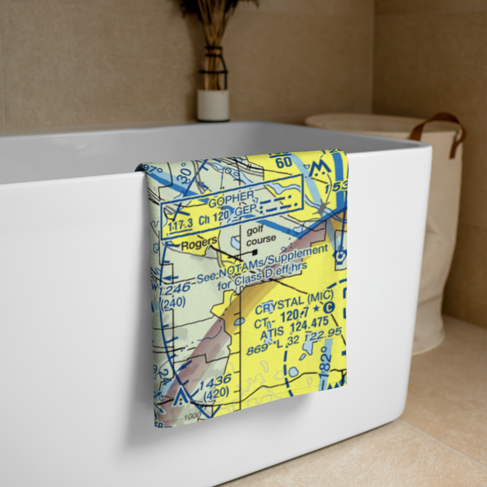 Greseth Seaplane Base (19MN) VFR Sectional Towel 