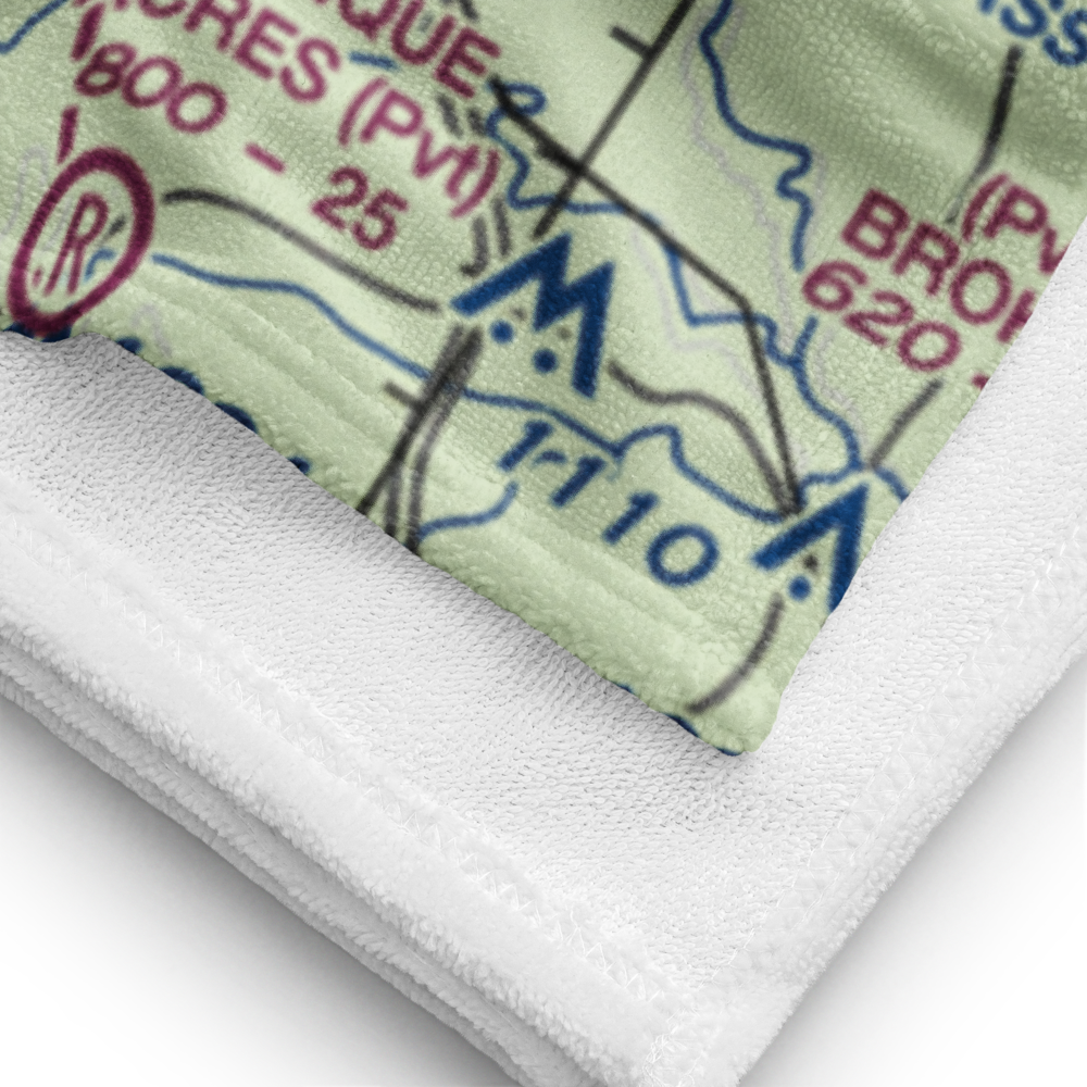 Griffin Spalding County Airport (6A2) VFR Sectional Towel 