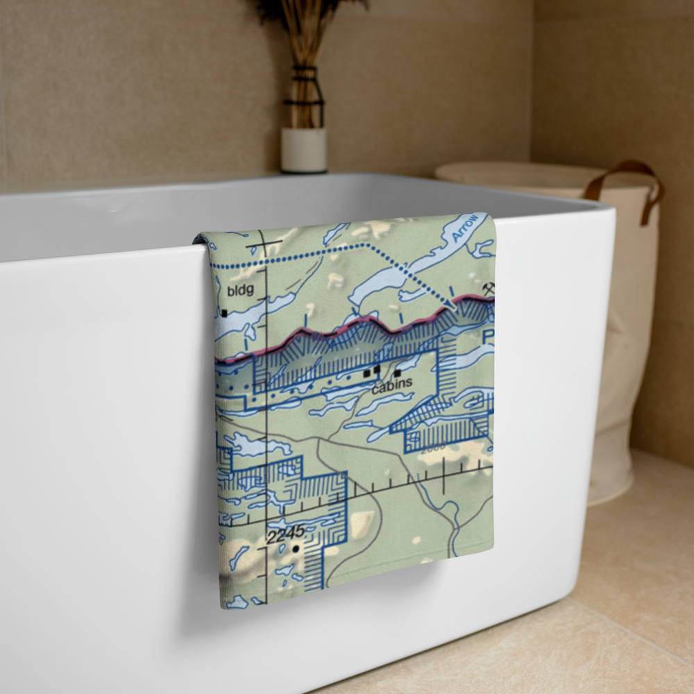 Gunflint Seaplane Base (MN54) VFR Sectional Towel 