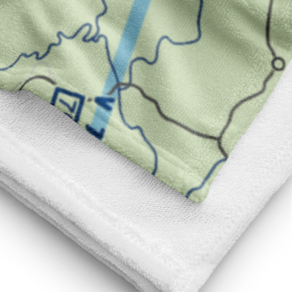 Gurdon Lowe Field (5M8) VFR Sectional Towel 