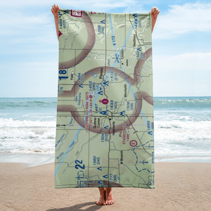 Guthrie County Regional Airport (GCT) VFR Sectional Towel