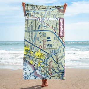 Gyro Town Usa STOLport (23FL) VFR Sectional Towel