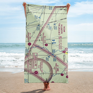 H & F Properties Airport (8TE4) VFR Sectional Towel