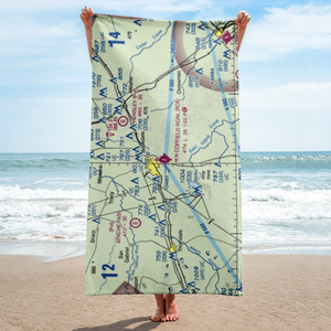 H H Coffield Regional Airport (RCK) VFR Sectional Towel