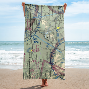 H&H Personal Use Airport (57PA) VFR Sectional Towel