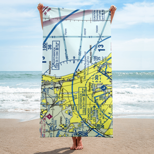 Haley Army Airfield (FSN) VFR Sectional Towel