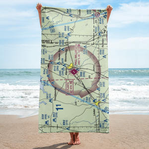 Hall Miller Municipal Airport (ATA) VFR Sectional Towel