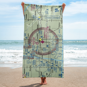 Hampton Municipal Airport (HPT) VFR Sectional Towel