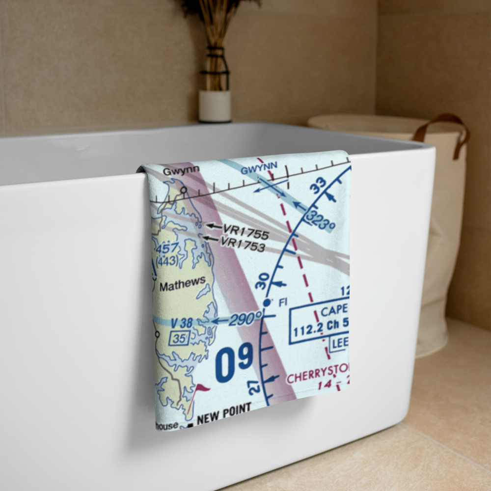 Handy Strip (0VA9) VFR Sectional Towel 