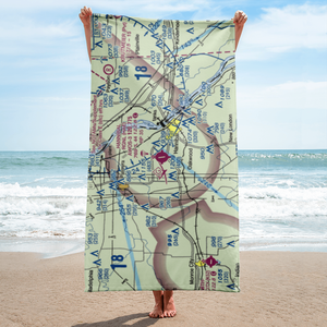 Hannibal Regional Airport (HAE) VFR Sectional Towel