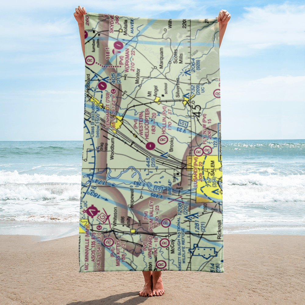 Harchenko Industrial Airport (OR38) VFR Sectional Towel 