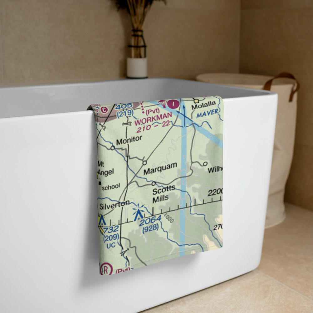 Harchenko Industrial Airport (OR38) VFR Sectional Towel 