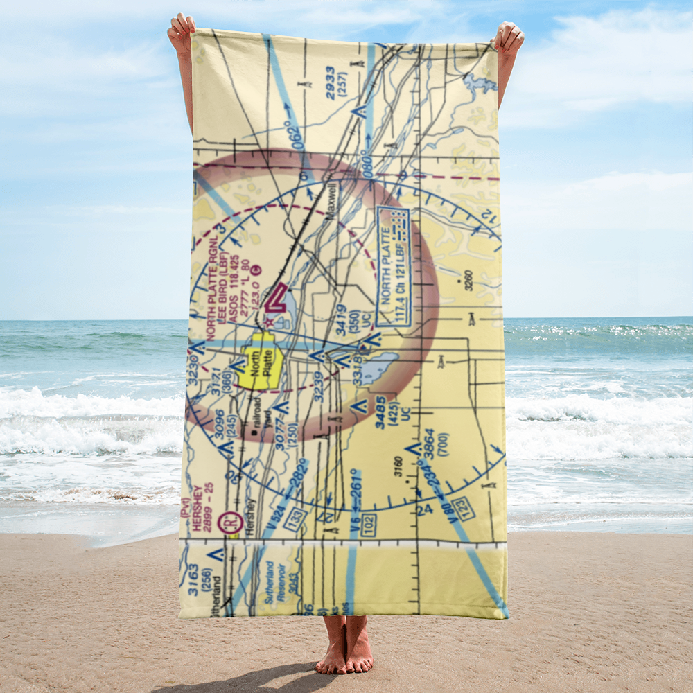 Harden Airstrip (49NE) VFR Sectional Towel 