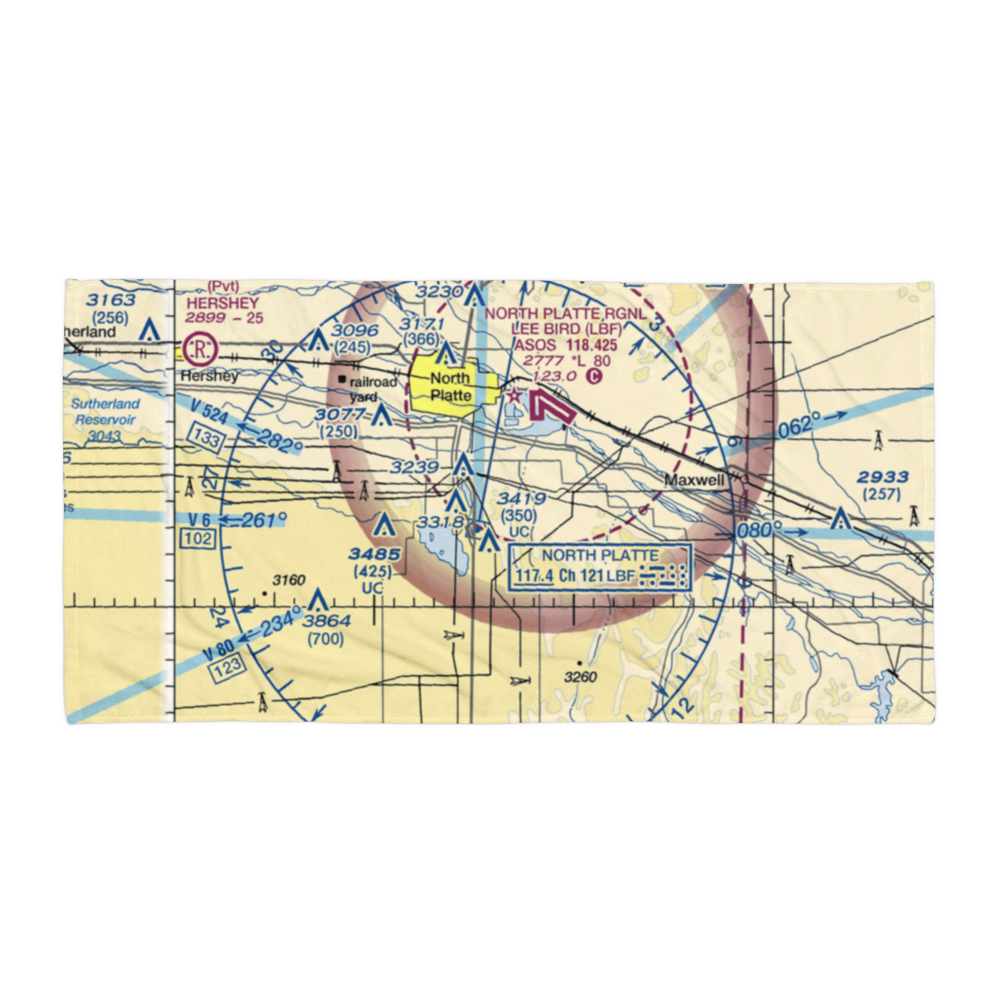 Harden Airstrip (49NE) VFR Sectional Towel 