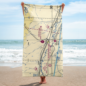 Harlem Airport (48S) VFR Sectional Towel