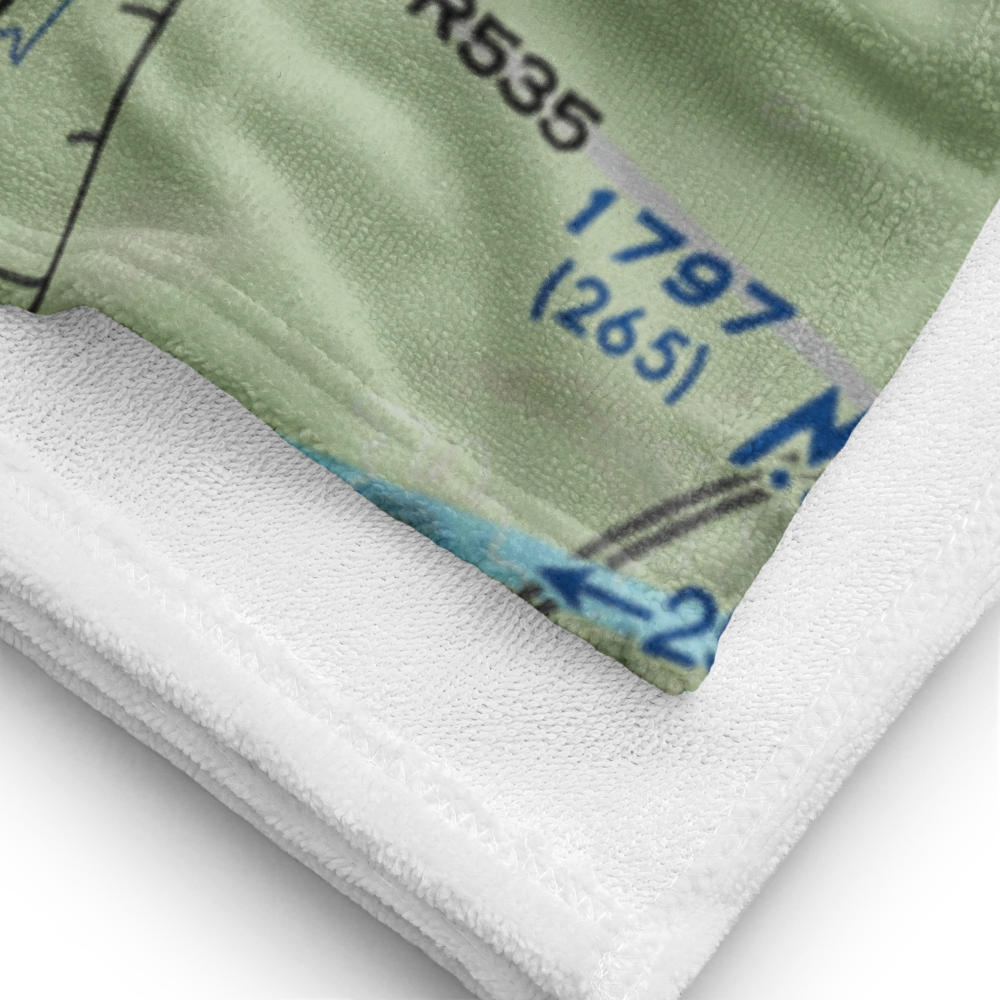 Harold K. Wells Airport (SN37) VFR Sectional Towel 