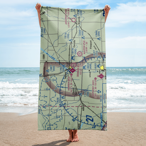 Harper Municipal Airport (8K2) VFR Sectional Towel