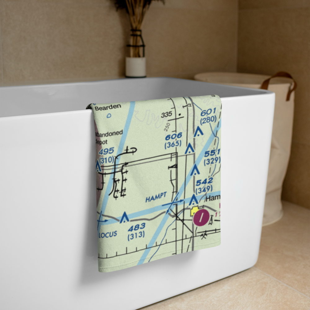 Harrell Field (CDH) VFR Sectional Towel 