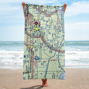 Harrington Flying Service Airport (3LA0) VFR Sectional Towel