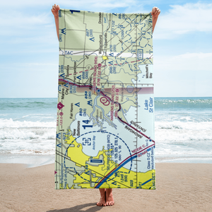 Harsens Island Airport (Z92) VFR Sectional Towel