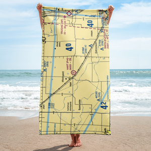 Hart Aerial Airport (1TX8) VFR Sectional Towel