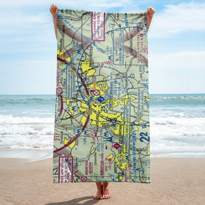 Hartford Brainard Airport (HFD) VFR Sectional Towel