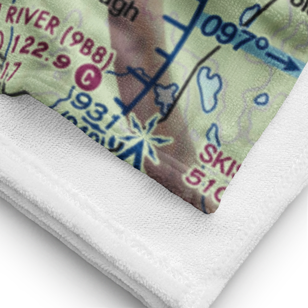 Hartford Brainard Airport (HFD) VFR Sectional Towel 