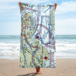 Harvey Point Defense Testing Activity Airport (NC01) VFR Sectional Towel